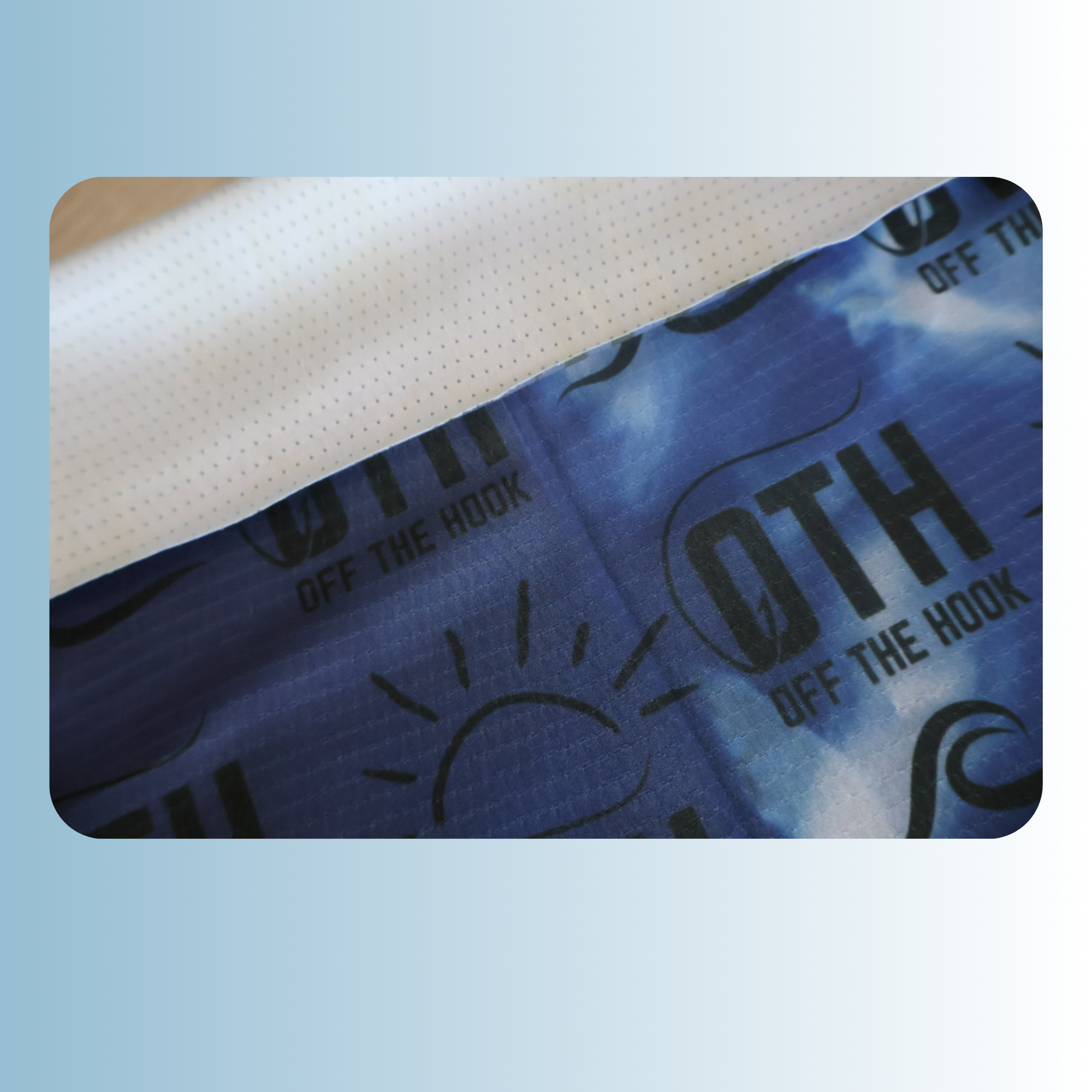 Off The Hook OTH Mesh Gaiter - blue wave