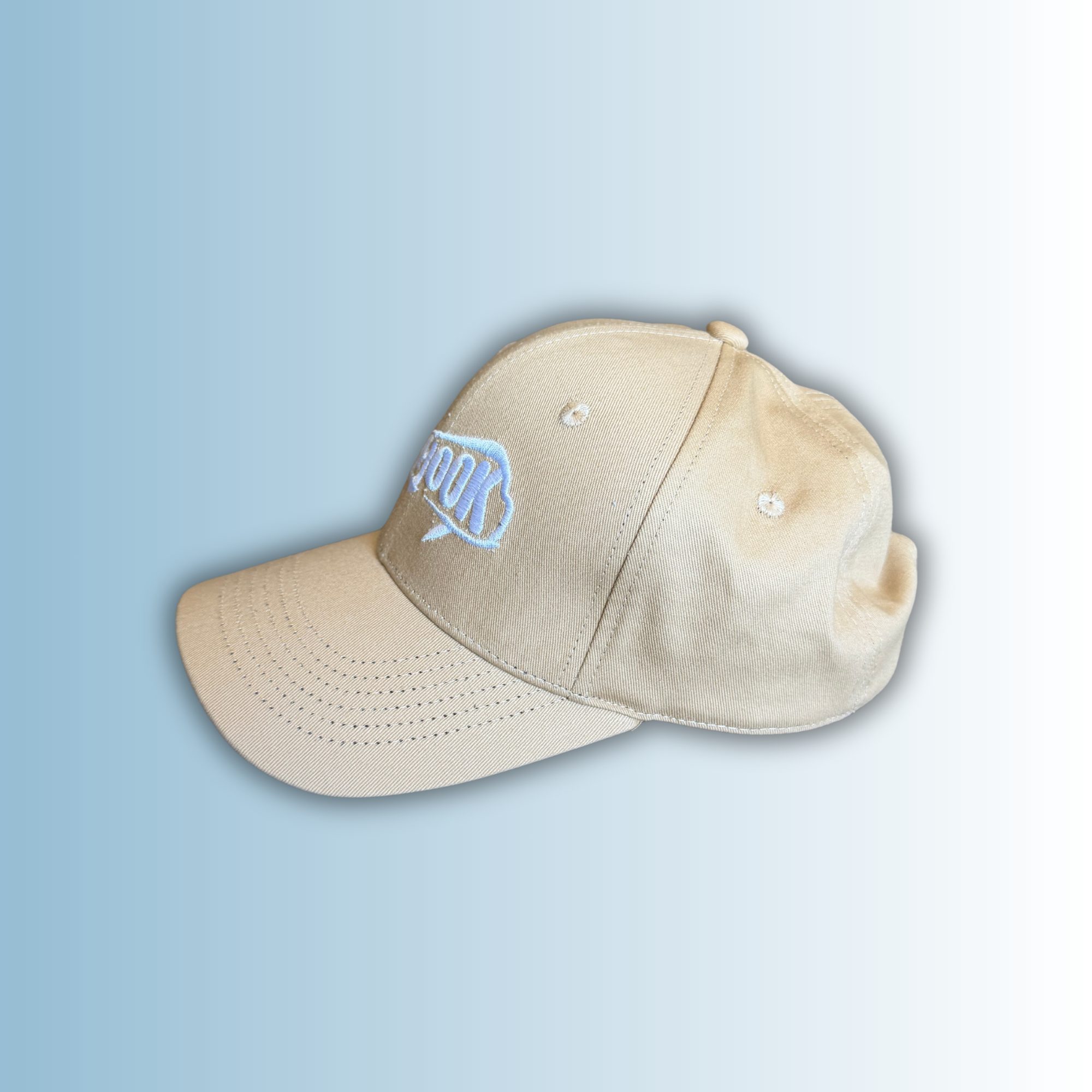 Off The Hook Classic Khaki Logo Hat